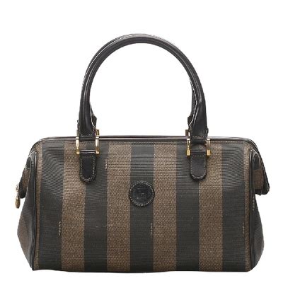 fendi pequin boston satchel|pre owned fendi bags.